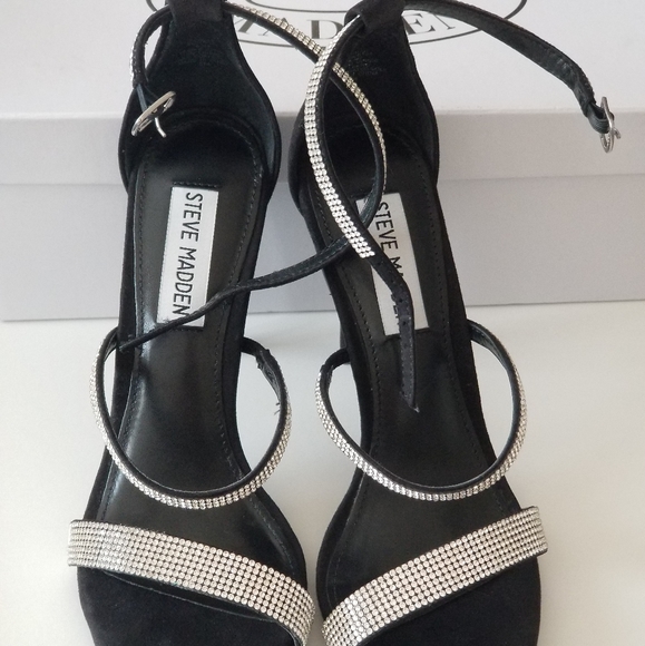 Steve Madden Rhinestone Sandals - Picture 2 of 4